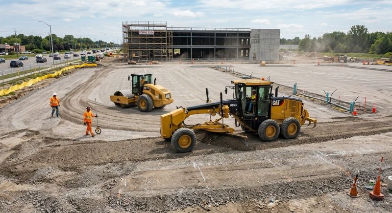 Parking Lot Gravel Repair in Woodstock, GA