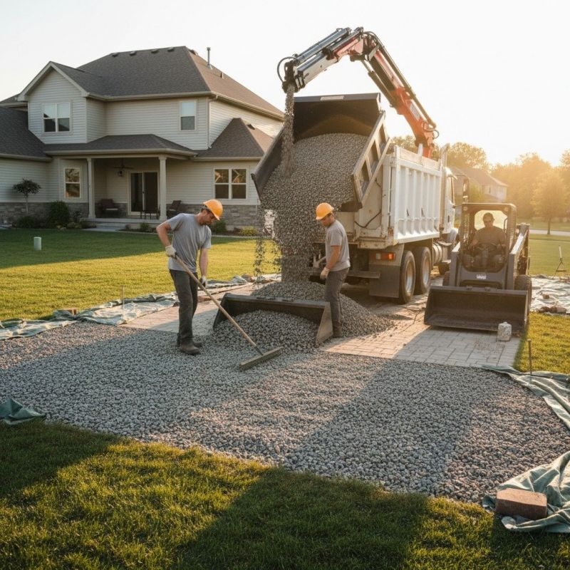 Local Gravel Driveway Service pros at work